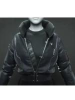 Black Okami Jacket featuring a minimalist design and stealthy look.