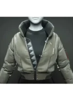 Grey Okami Jacket with a textured finish and neutral urban tone.