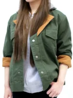 Orga Itsuka style green cotton jacket from the Gundam series.