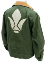 High-quality green jacket inspired by the character Orga Itsuka.