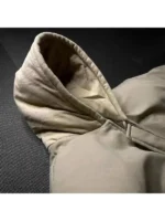 Authentic Kanye West Yeezy Pixar hooded bomber jacket in beige.