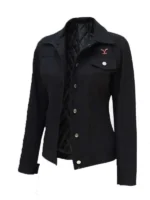 Women’s Rip Wheeler Yellowstone Black Jacket For
