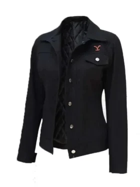 Women’s Rip Wheeler Yellowstone Black Jacket For