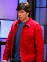 Smallville Clark Kent Cotton Jacket Red, full zip front