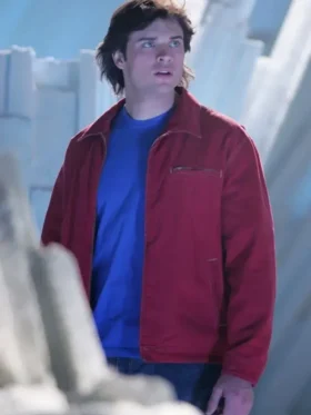 Smallville Tom Welling Red Jacket, cotton fabric