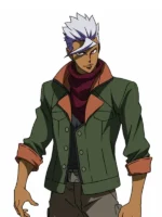 Green cotton jacket featuring the Tekkadan symbol from the Gundam series.