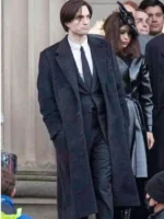 The Batman Bruce Wayne Trench Coat, Robert Pattinson wool coat
