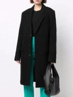 The Batman Bruce Wayne Wool Coat, long black coat