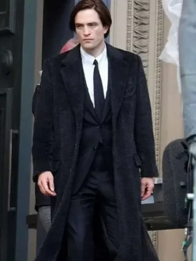 The Batman Robert Pattinson Trench Coat, wool material