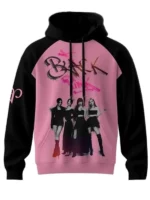 Blackpink 10th Anniversary comeback hoodie and t-shirt front view.