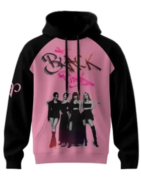 Blackpink 10th Anniversary comeback hoodie and t-shirt front view.