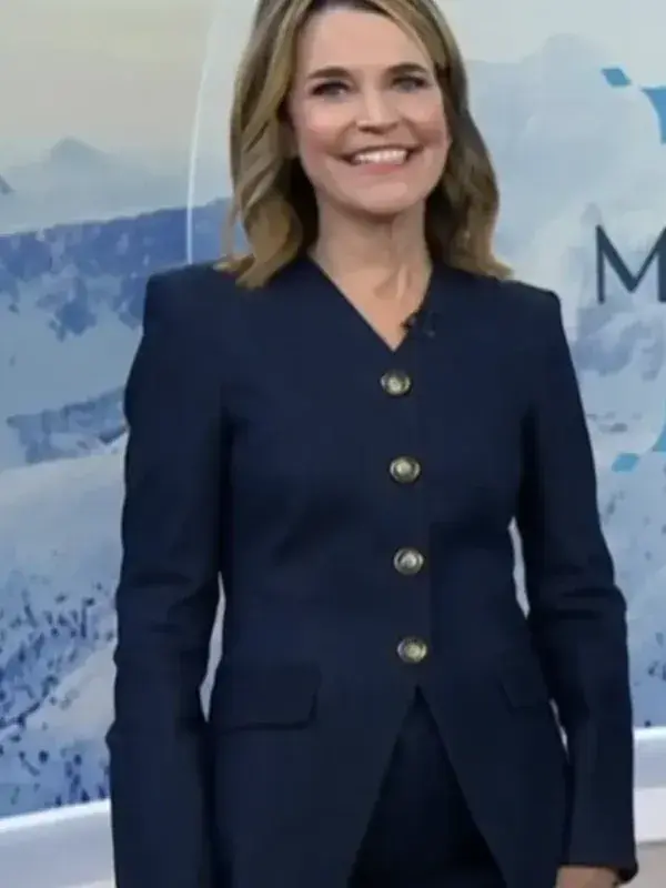 2026 Today Show Savannah Guthrie Denim Blazer Savannah Guthrie Denim Blazer TV
