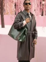 A$AP Rocky Spring 2026 Couture Trench Coat in a sleek neutral color by TV Jackets.
