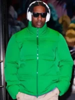 ASAP Rocky Green Puffer JKT TV