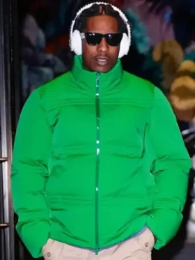 ASAP Rocky Green Puffer JKT TV
