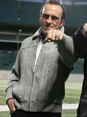 Grey Wool Jacket from the Al Davis Madden 2026 collection featuring a premium charcoal finish and a high-status professional silhouette.