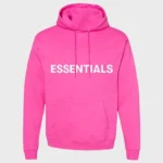 Dark Pink Essentials Hoodie for Women.