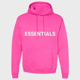 Dark Pink Essentials Hoodie for Women.