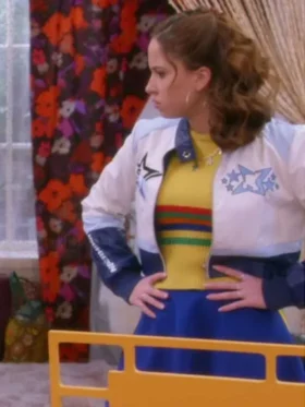 Electric Bloom Jade Castillo Colorblock In A Front Of View