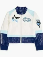 Jade Castillo Electric Bloom Nevermind Jacket front side-angle view.