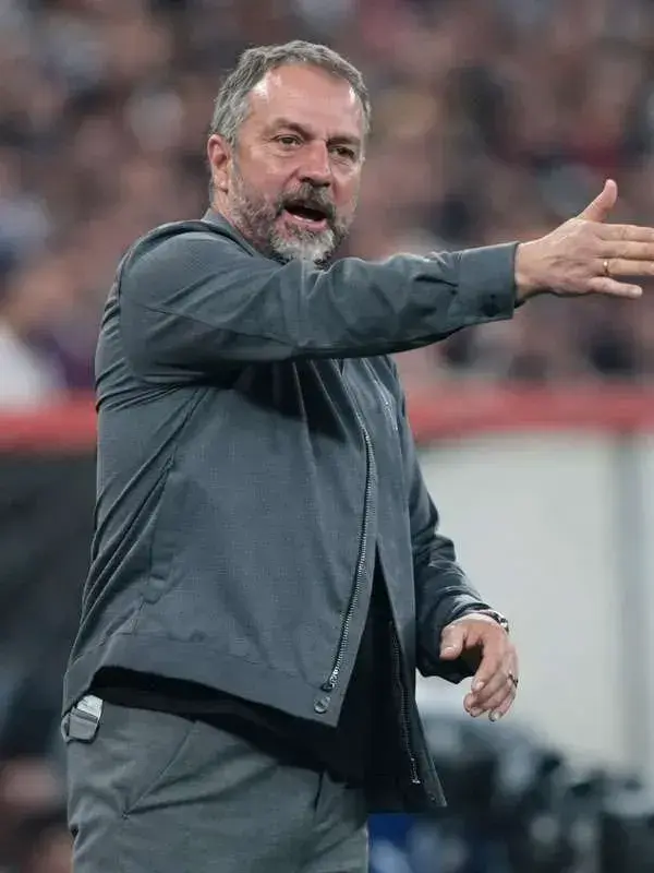 Hansi Flick 2026 Grey Cotton Jacket Closure Of View Hansi Flick Grey Cotton JKT TV