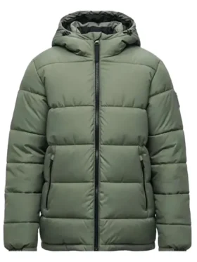 Holden Sleepwalker jacket in a premium forest green finish with a high-status utilitarian silhouette for a sharp cinematic profile.