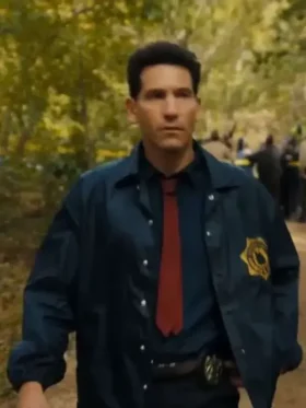 His and Hers Sheriff Jacket Jon Bernthal wearing the brown from by TV Jackets.