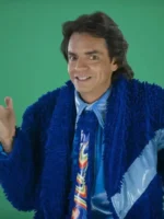 Luche Blue Jacket detailed fit display by TV JACKETS.