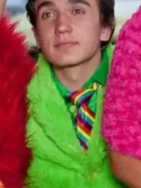 Luche Green Fur Coat full-length fit by TV JACKETS.