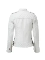 Magnuson White Leather Jacket ST