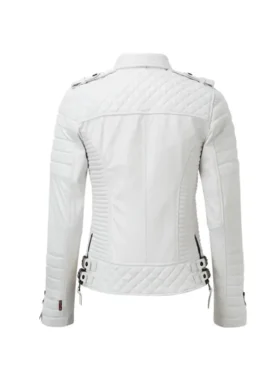 Magnuson White Leather Jacket ST