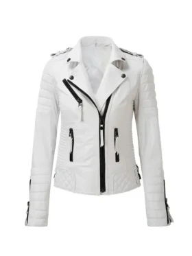 Magnuson White Leather Jacket TV
