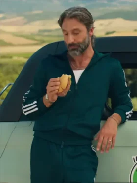 Marco Calvani Jacket featuring a premium terracotta finish and a high-status tailored silhouette for a sharp cinematic profile.