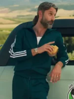 Marco Calvani Jacket showcasing a polished track-style design and a high-end profile for a sophisticated 2026 fashion statement.