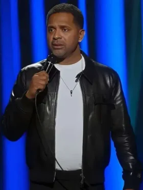 Mike Epps Black Leather JKT TV