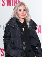 Orfeh Dead Man’s Wire Puffer Jacket black quilted puffer jacket.