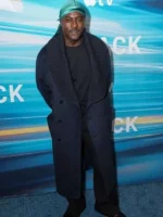 2026 Idris Elba Wool Coat featuring the full front-view silhouette.