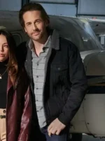 Front view of the Niall Matter Family History Mysteries black jacket by TV Jackets.