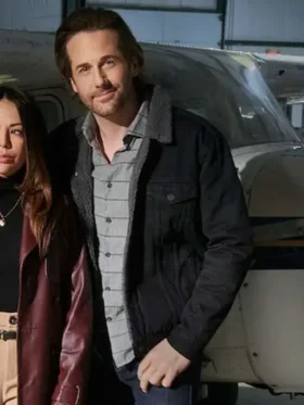 Front view of the Niall Matter Family History Mysteries black jacket by TV Jackets.