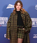 Nicole Wallace Plaid Coat TV JKT