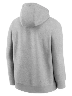 Oregon Ducks Nike postseason R1 25 fleece pullover hoodie showing the logo.