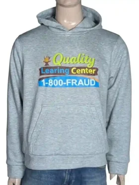 Front view of the official Quality Learing Center Hoodie.
