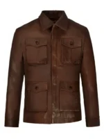 Supernatural fan-favorite outerwear with a sturdy front button closure and professional notch lapels.