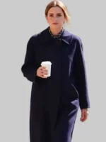 The Beauty Rebecca Hall Blue Coat from the 2026 TV series The Beauty.