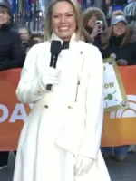 Dylan Dreyer Ruffle Coat TV