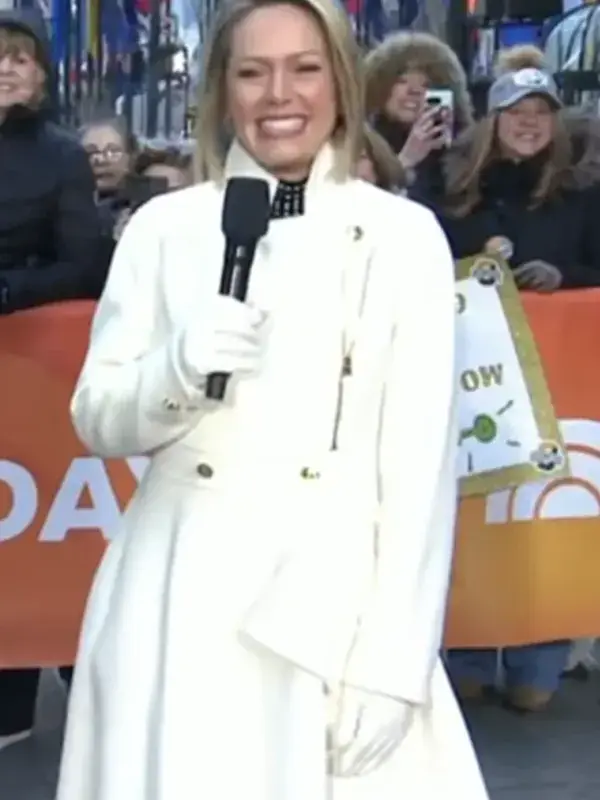 Today Show 2026 Dylan Dreyer Ruffle Coat Dylan Dreyer Ruffle Coat TV