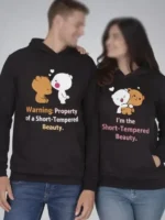 Valentine Day Bubu Dudu Couples Hoodie