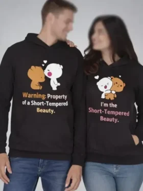 Valentine Day Bubu Dudu Couples Hoodie