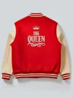Valentine Day Red and White Varsity Jacket