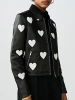 Women Heart Leather Jacket - Image 3